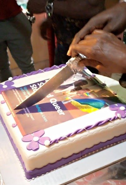 When a book becomes a cake: about coproduction and celebration in community-based research